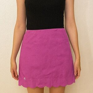Lilly Pulitzer Pink Mini Skirt